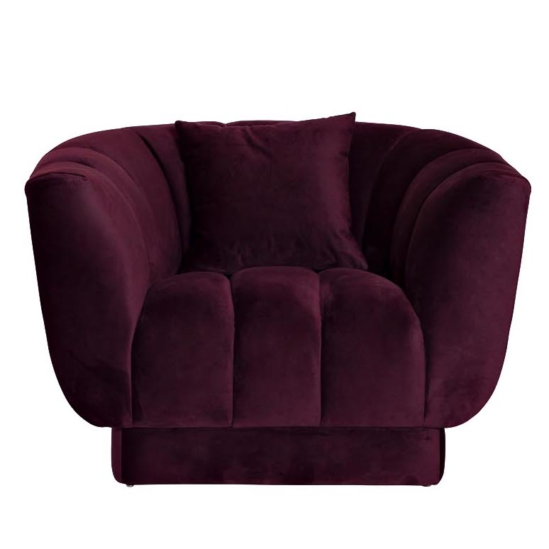 Кресло Miss Armchair Пурпурно-фиолетовый Кресло Miss Armchair Пурпурно-фиолетовый в Твери | Loft Concept