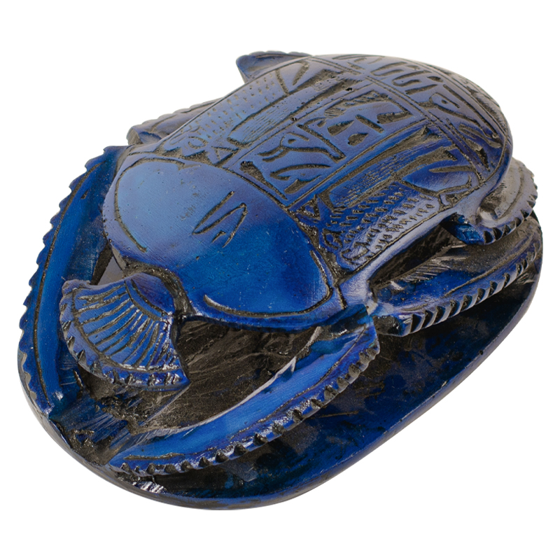 Статуэтка Скарабей Scarab Beetle blue Синий Статуэтка Скарабей Scarab Beetle blue Синий в Твери | Loft Concept