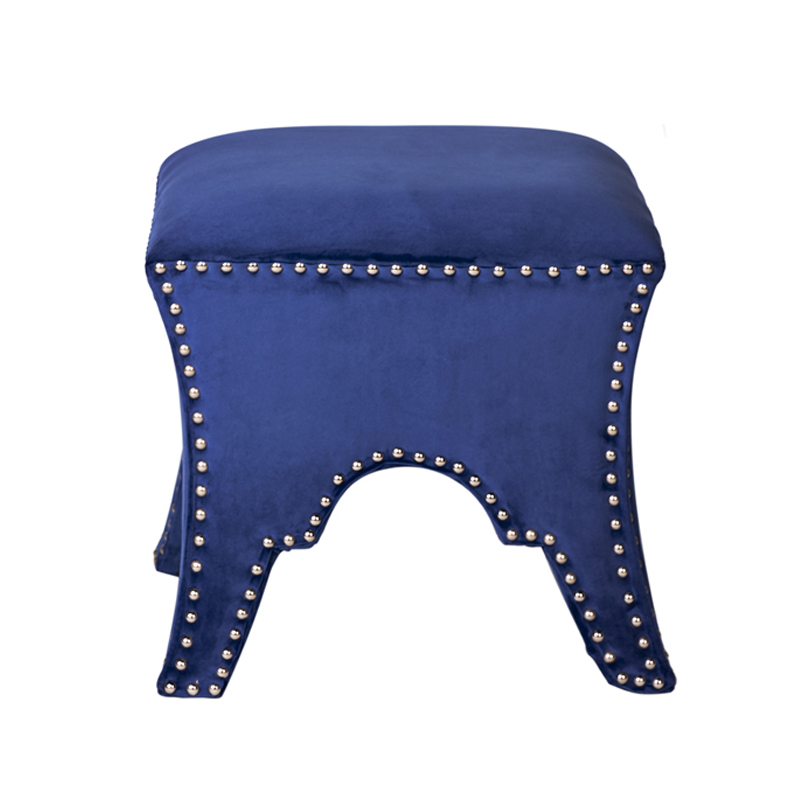 Пуф Pouf Blue Velor Синий Пуф Pouf Blue Velor Синий в Твери | Loft Concept