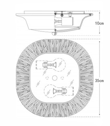 Потолочный светильник Utopia Round Sconce Gold Потолочный светильник Utopia Round Sconce Gold в Твери