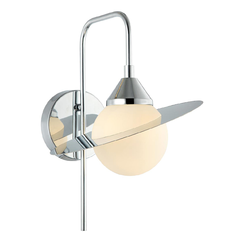 Бра Phainon Chrome Wall Lamp Хром Белый Бра Phainon Chrome Wall Lamp Хром Белый в Твери | Loft Concept