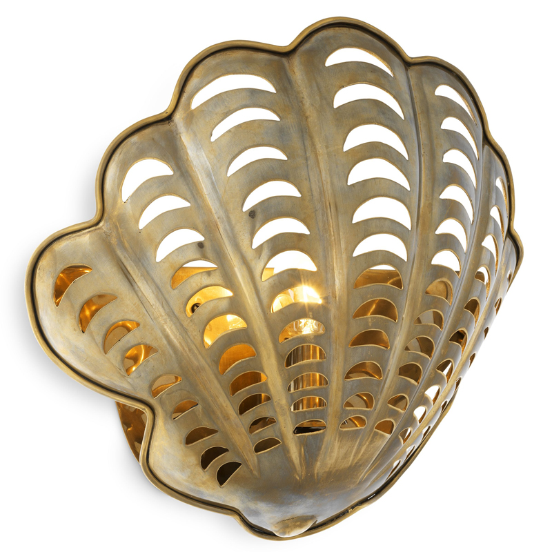 Бра Eichholtz Wall Lamp Larabee Винтажная латунь Бра Eichholtz Wall Lamp Larabee Винтажная латунь в Твери | Loft Concept