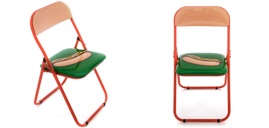 Стул Seletti Folding Chair Hot Dog Стул Seletti Folding Chair Hot Dog - Loft-Concept в Твери