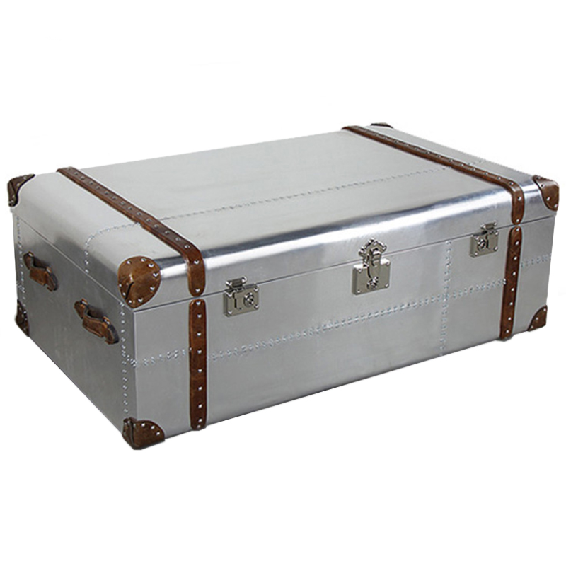 Сундук Trunks in Polished Aluminum Restoration Hardware Нержавеющая сталь Сундук Trunks in Polished Aluminum Restoration Hardware Нержавеющая сталь в Твери | Loft Concept