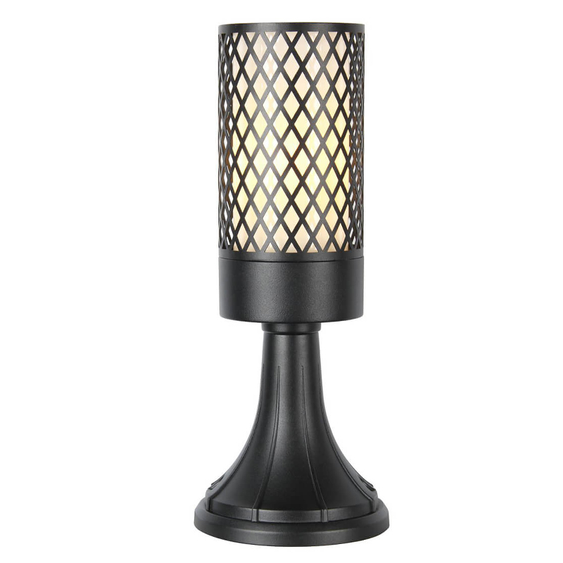 Уличный светильник Holger Street Lamp A Черный Белое матовое стекло Уличный светильник Holger Street Lamp A Черный Белое матовое стекло в Твери | Loft Concept