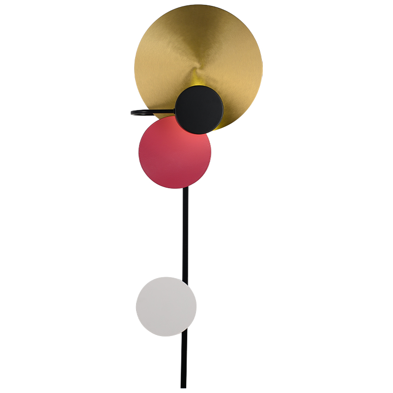 Бра PLANET LAMP METTE SCHELDE red Золотой Красный Черный Белый Бра PLANET LAMP METTE SCHELDE red Золотой Красный Черный Белый в Твери | Loft Concept