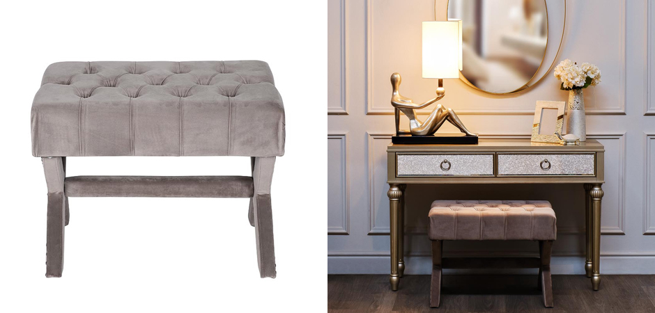 Пуф X Bench Capitone Beige - Loft-Concept в Твери