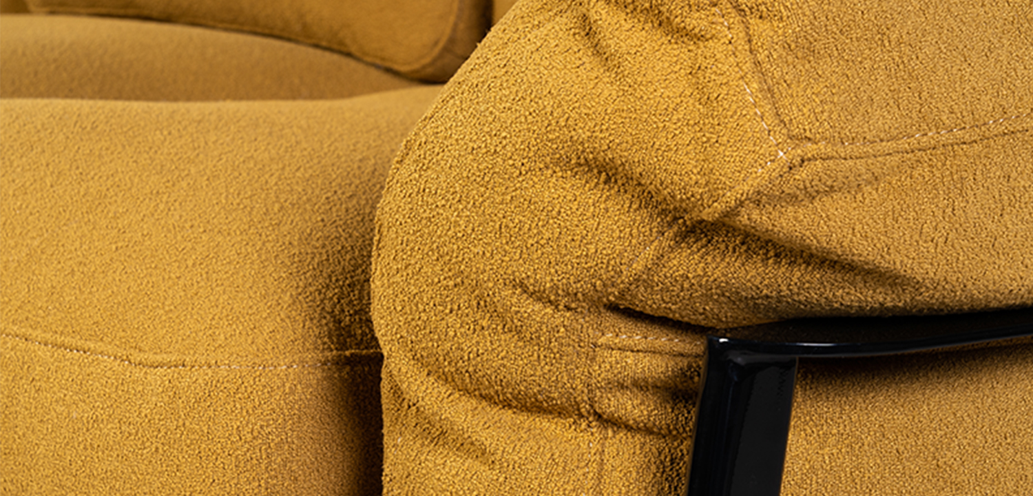 Диван Harald Mustard Sofa - фото №2