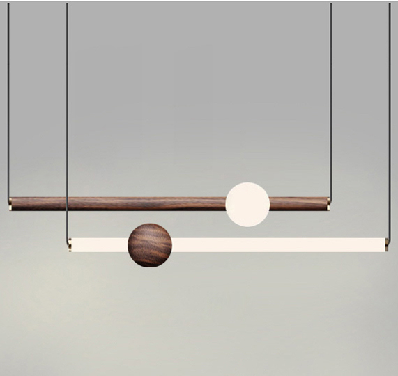 Люстра ORION GLOBE LIGHT wood Коричневый Белый Люстра ORION GLOBE LIGHT wood Коричневый Белый в Твери | Loft Concept