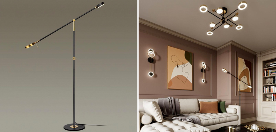 Торшер с регулировкой Bendik Lighting Торшер с регулировкой Bendik Lighting - Loft-Concept в Твери