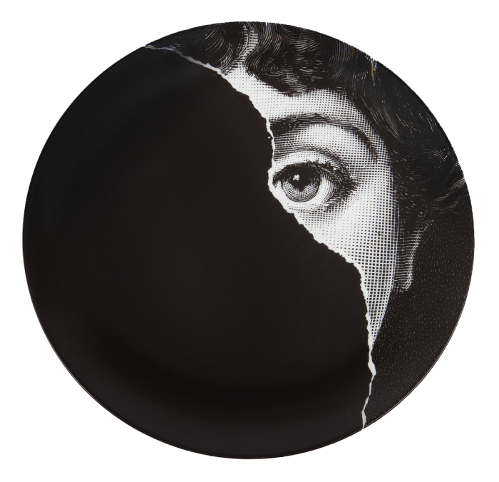 Декоративная тарелка Fornasetti 145 Черный Декоративная тарелка Fornasetti 145 Черный в Твери | Loft Concept