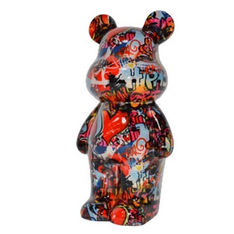Статуэтка Graffiti Bear red Мульти Статуэтка Graffiti Bear red Мульти в Твери | Loft Concept