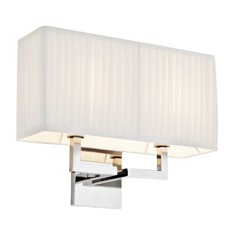 Бра Wall Lamp Westbrook Nickel Никель Белый Бра Wall Lamp Westbrook Nickel Никель Белый в Твери | Loft Concept