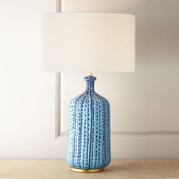 Настольная лампа circa lighting Culloden Table Lamp Бирюзовый Настольная лампа circa lighting Culloden Table Lamp Бирюзовый в Твери | Loft Concept