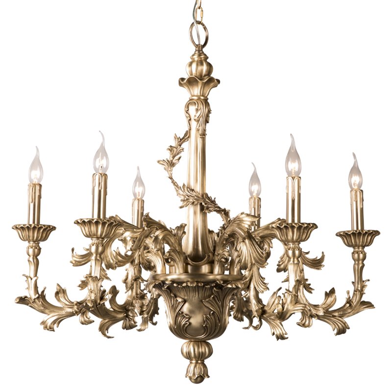 Люстра Baroque Chandelier Латунь Люстра Baroque Chandelier Латунь в Твери | Loft Concept