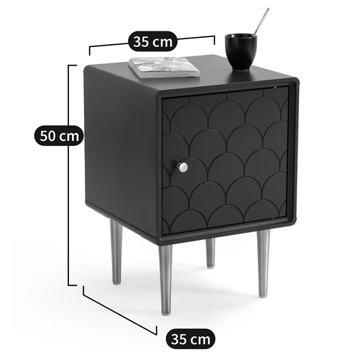 Тумба с одной дверцей Scale Ornament Blue Nightstand Тумба с одной дверцей Scale Ornament Blue Nightstand в Твери