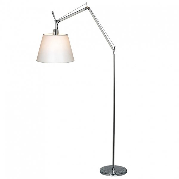 Напольная лампа Tolomeo Terra Mega Белый Хром Напольная лампа Tolomeo Terra Mega Белый Хром в Твери | Loft Concept