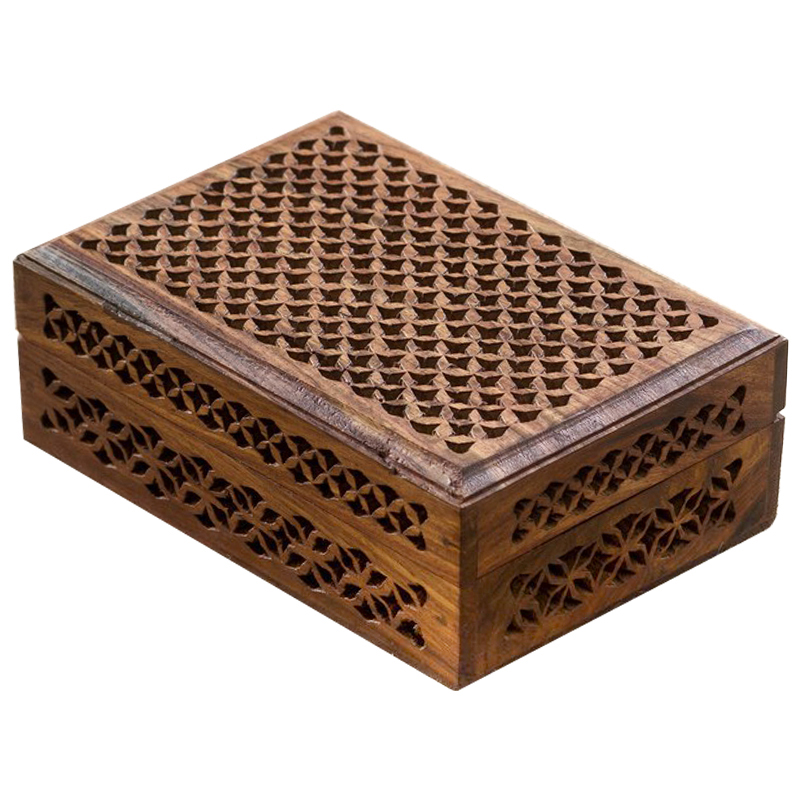 Шкатулка Yamini Indian Inlay Box Коричневый Шкатулка Yamini Indian Inlay Box Коричневый в Твери | Loft Concept