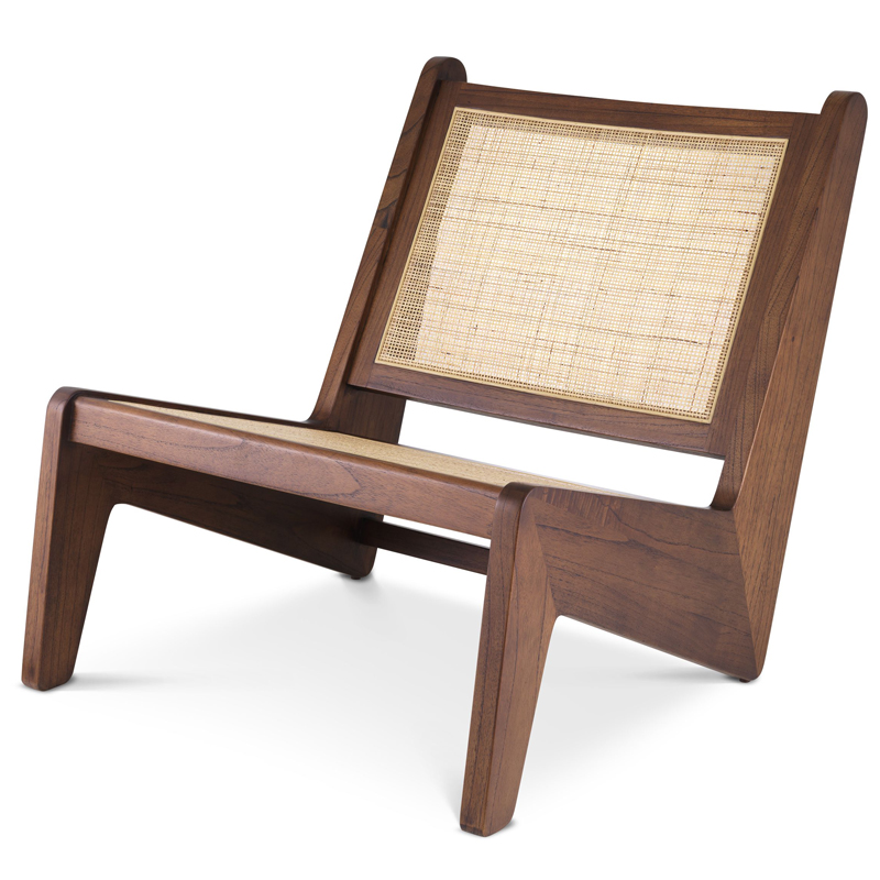 Кресло Eichholtz Chair Aubin brown Коричневый Бежевый Кресло Eichholtz Chair Aubin brown Коричневый Бежевый в Твери | Loft Concept