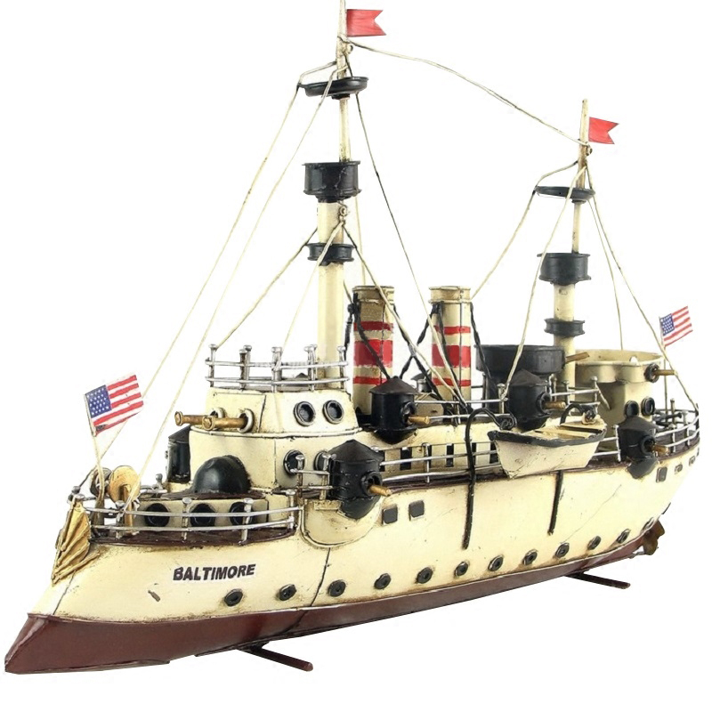 Статуэтка Baltimore Ship Бежевый Коричневый Статуэтка Baltimore Ship Бежевый Коричневый в Твери | Loft Concept