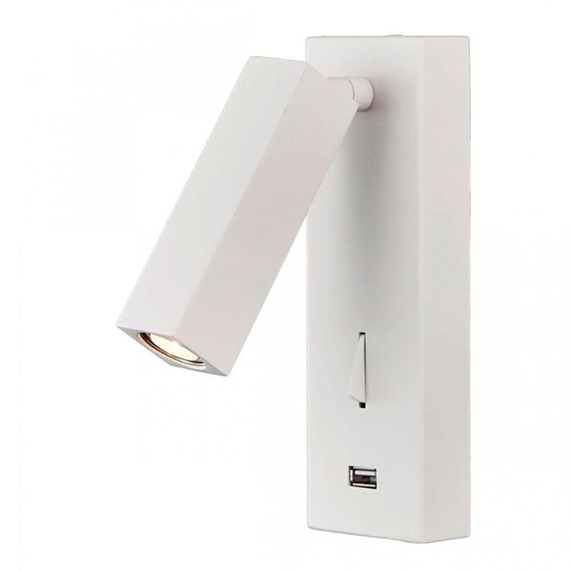 Бра Chelsom WALL LED DOCK White USB Белый Бра Chelsom WALL LED DOCK White USB Белый в Твери | Loft Concept
