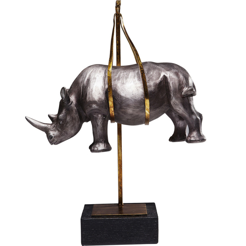 Статуэтка Hanged Rhino Сталь Статуэтка Hanged Rhino Сталь в Твери | Loft Concept