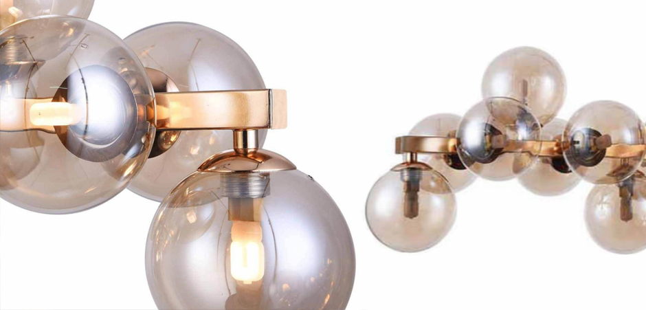 Люстра Berries Chandelier Rectangle Amber 120 Люстра Berries Chandelier Rectangle Amber 120 - Loft-Concept в Твери