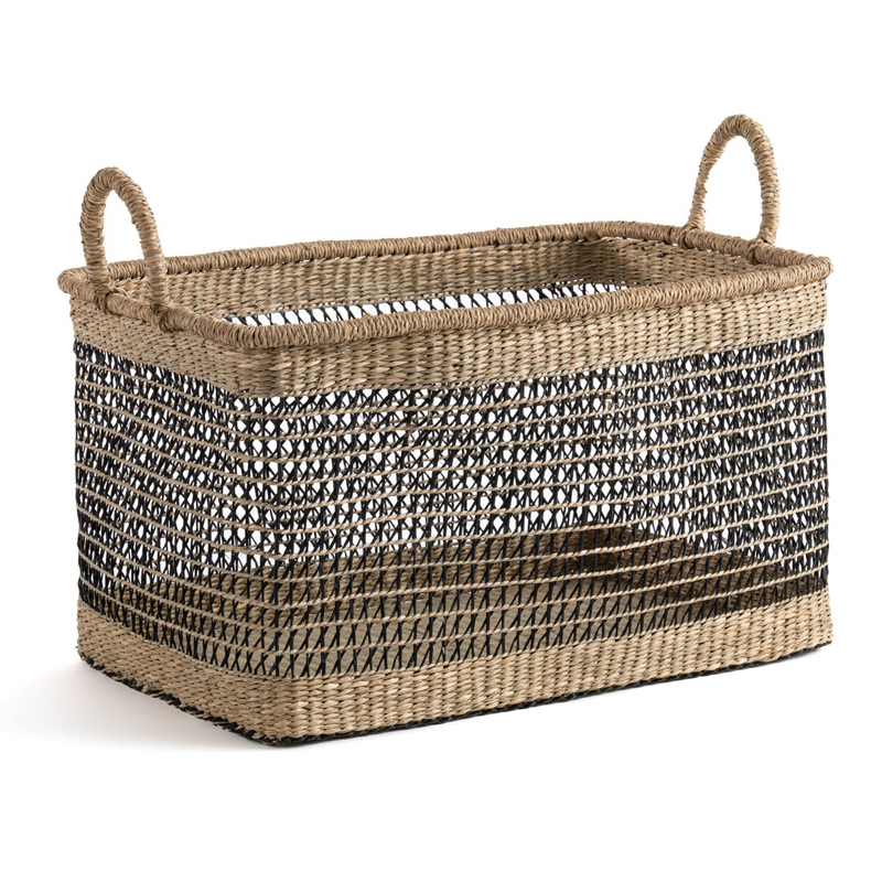 Корзина Wicker Herbarium Бежевый Черный Корзина Wicker Herbarium Бежевый Черный в Твери | Loft Concept