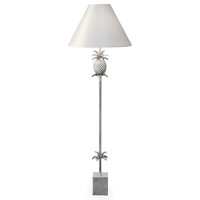 Торшер FLOOR LAMP PINEAPPLE CONE white Алюминий Белый Торшер FLOOR LAMP PINEAPPLE CONE white Алюминий Белый в Твери | Loft Concept