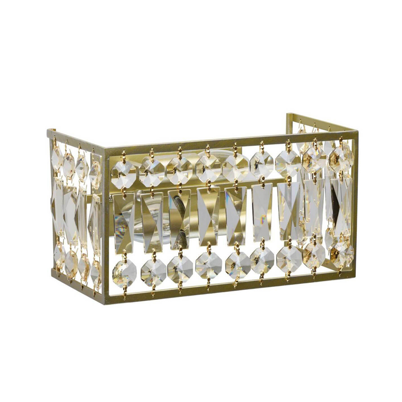 Бра Crystal Inserts Lamp Золотой Прозрачное Стекло Бра Crystal Inserts Lamp Золотой Прозрачное Стекло в Твери | Loft Concept