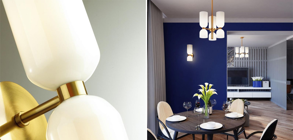 Бра Articolo Double Cup Золотое Бра Articolo Double Cup Золотое - Loft-Concept в Твери