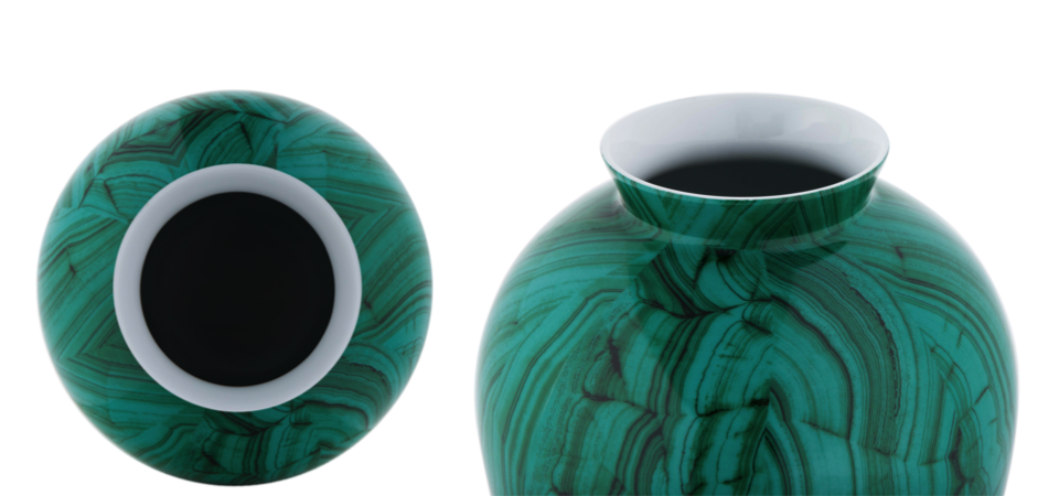 Ваза Malachite Vase barrel Ваза Malachite Vase barrel - Loft-Concept в Твери