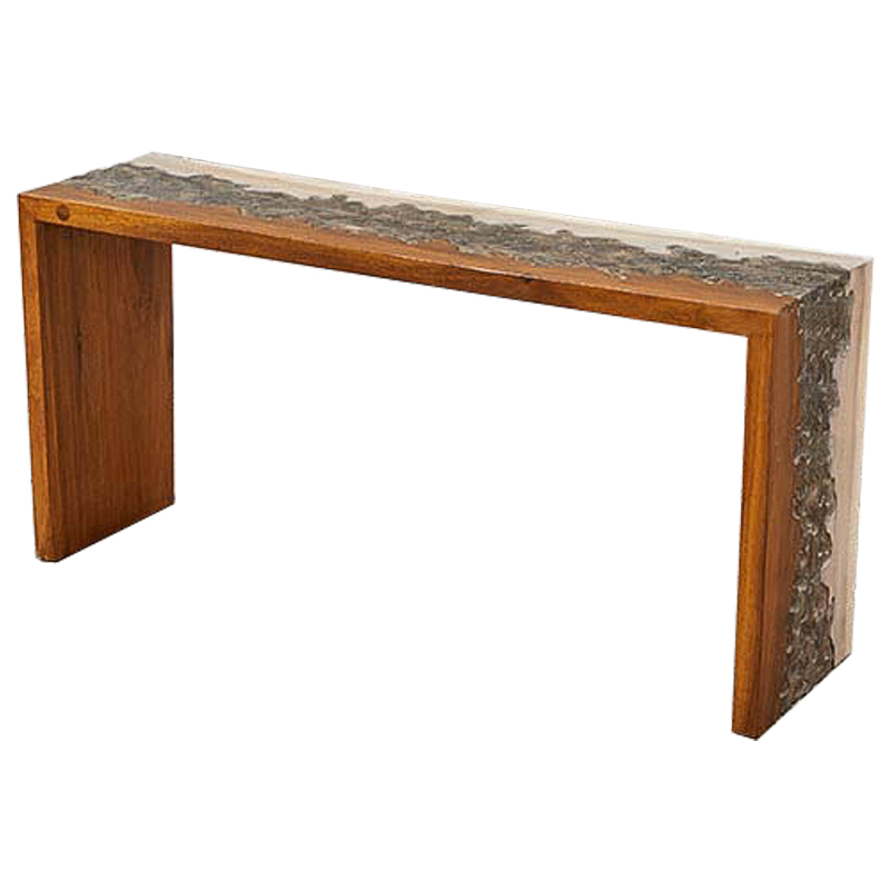 Консоль Current Tree Console Коричневый Серый Бежевый Консоль Current Tree Console Коричневый Серый Бежевый в Твери | Loft Concept