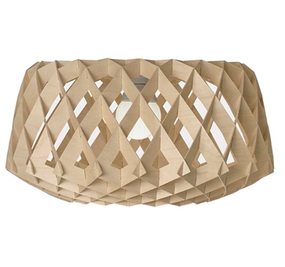 Люстра Pilke 60 Light Береза Черный Белый Люстра Pilke 60 Light Береза Черный Белый в Твери | Loft Concept