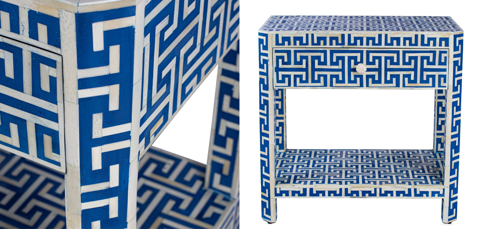 Тумба Insignia Bone Inlay Bedside Тумба Insignia Bone Inlay Bedside - Loft-Concept в Твери