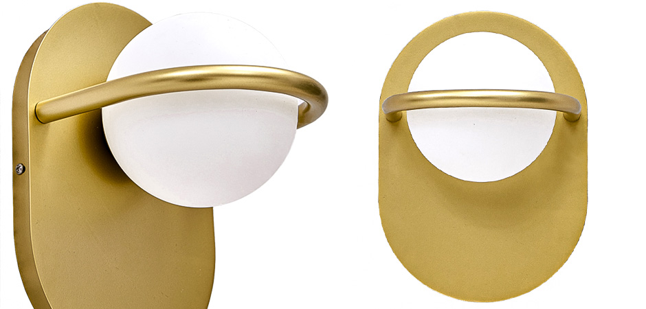 Бра Gold Holds Ball Sconces Бра Gold Holds Ball Sconces - Loft-Concept в Твери