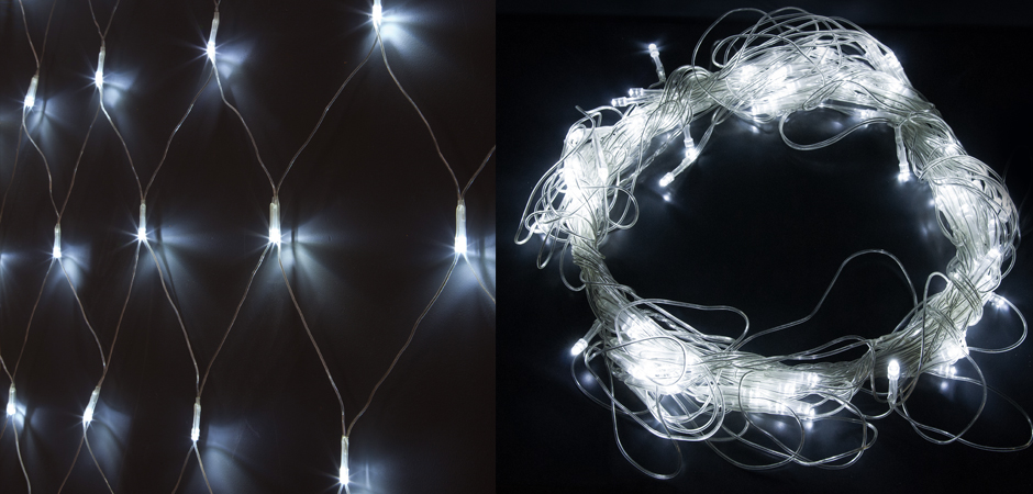 Гирлянда-Сетка Белым свет диодов - Loft-Concept в Твери