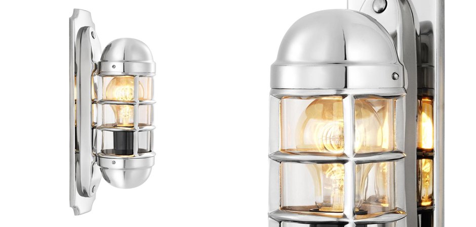 Бра Eichholtz Wall Lamp Le Caprice Nickel - Loft-Concept в Твери