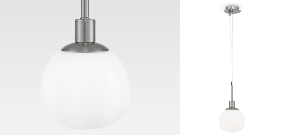 Подвесной светильник Tiepolo Ball Pendant Nickel Подвесной светильник Tiepolo Ball Pendant Nickel - Loft-Concept в Твери