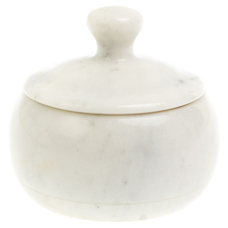 Сахарница из натурального камня Мрамор Белый Stone Sugar Bowls Белый Мрамор Bianco Сахарница из натурального камня Мрамор Белый Stone Sugar Bowls Белый Мрамор Bianco в Твери | Loft Concept