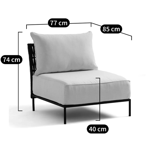 Уличное кресло Alaric Armchair Beige Уличное кресло Alaric Armchair Beige в Твери