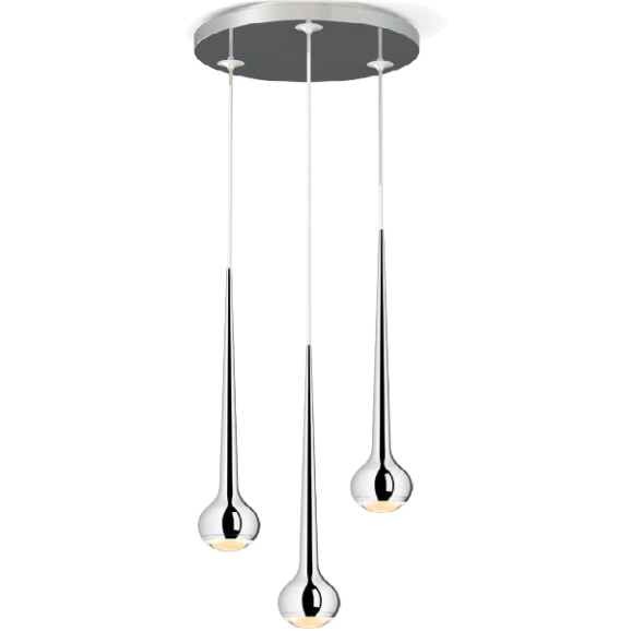 Люстра Tobias Grau Falling Water 3 Черный Хром Люстра Tobias Grau Falling Water 3 Черный Хром в Твери | Loft Concept