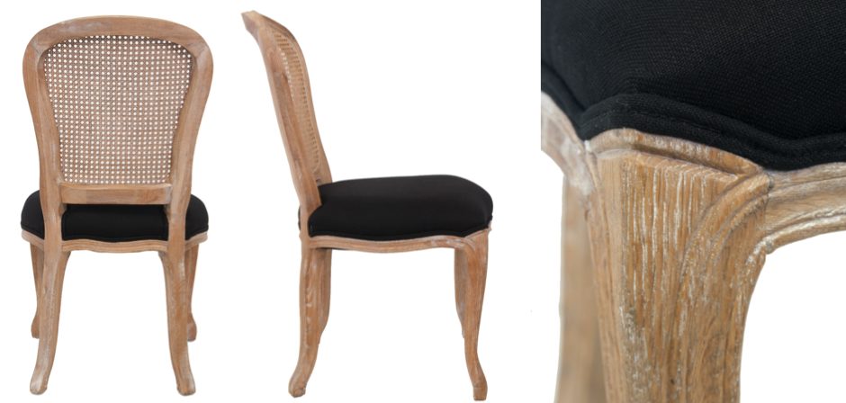 Стул French chairs Provence Neman Black Rattan Chair Стул French chairs Provence Neman Black Rattan Chair - Loft-Concept в Твери