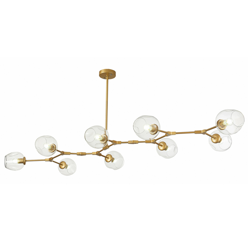 Люстра Branching Bubble Chandelier 9 gold Золотой Люстра Branching Bubble Chandelier 9 gold Золотой в Твери | Loft Concept