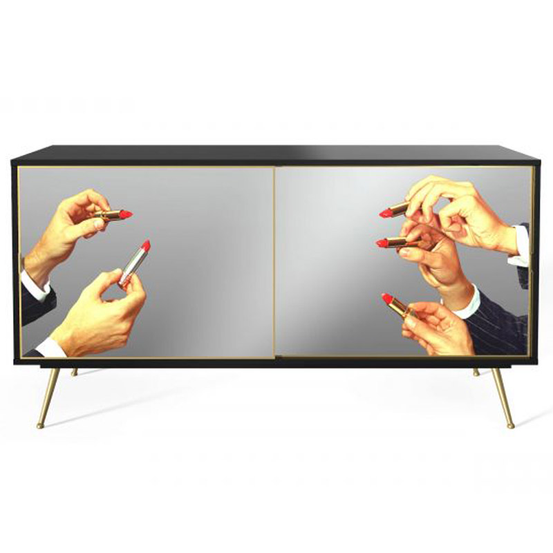 Комод Seletti Cabinet Sliding Door Lipsticks Мульти Черный Золотой Шампань Комод Seletti Cabinet Sliding Door Lipsticks Мульти Черный Золотой Шампань в Твери | Loft Concept