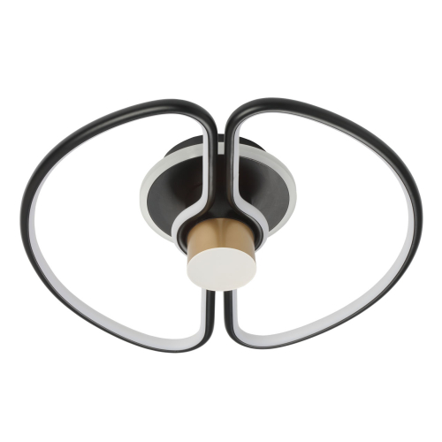 Потолочный светильник черного цвета круглой формы Luke Lampco Tracer Lamp Белый Золотой Черный Серебристый в Твери | Loft Concept 