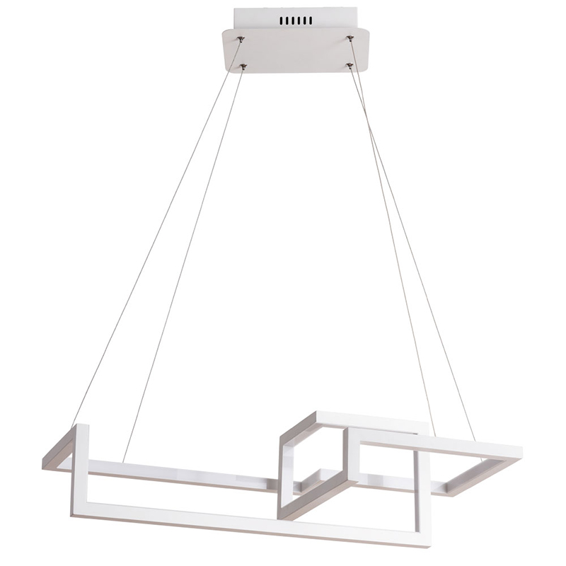 Люстра Esther Geometric White Chandelier I Белый Люстра Esther Geometric White Chandelier I Белый в Твери | Loft Concept