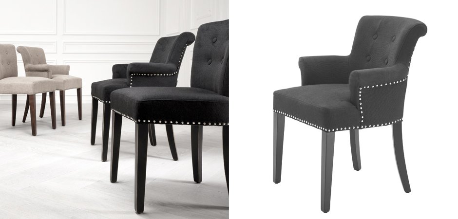 Стул Eichholtz Dining Chair Key Largo With Arm Стул Eichholtz Dining Chair Key Largo With Arm - Loft-Concept в Твери