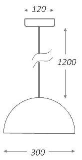 Подвесной светильник Uneven Edge Loft Pendant lamp Подвесной светильник Uneven Edge Loft Pendant lamp в Твери