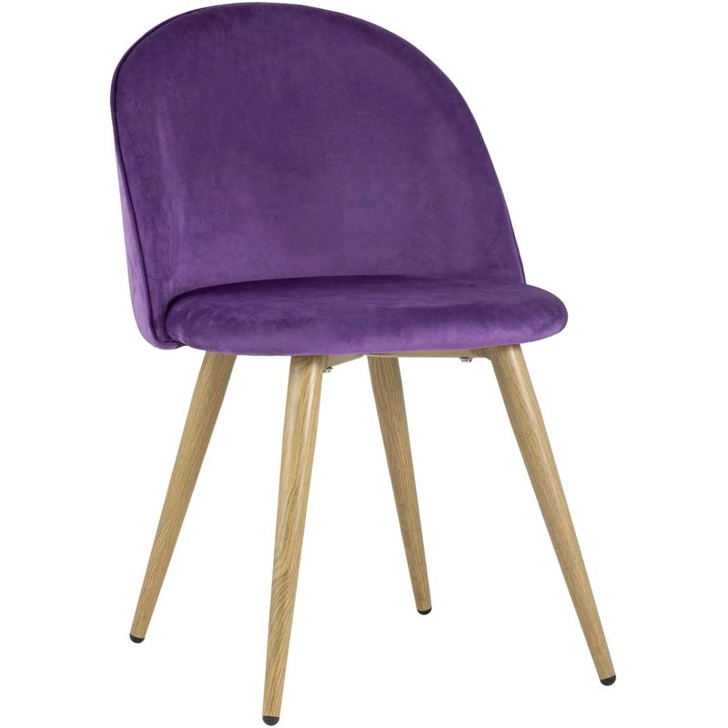 Стул Miruna Chair Спинка Ромбы Лиловый Велюр Лиловый Древесина Стул Miruna Chair Спинка Ромбы Лиловый Велюр Лиловый Древесина в Твери | Loft Concept